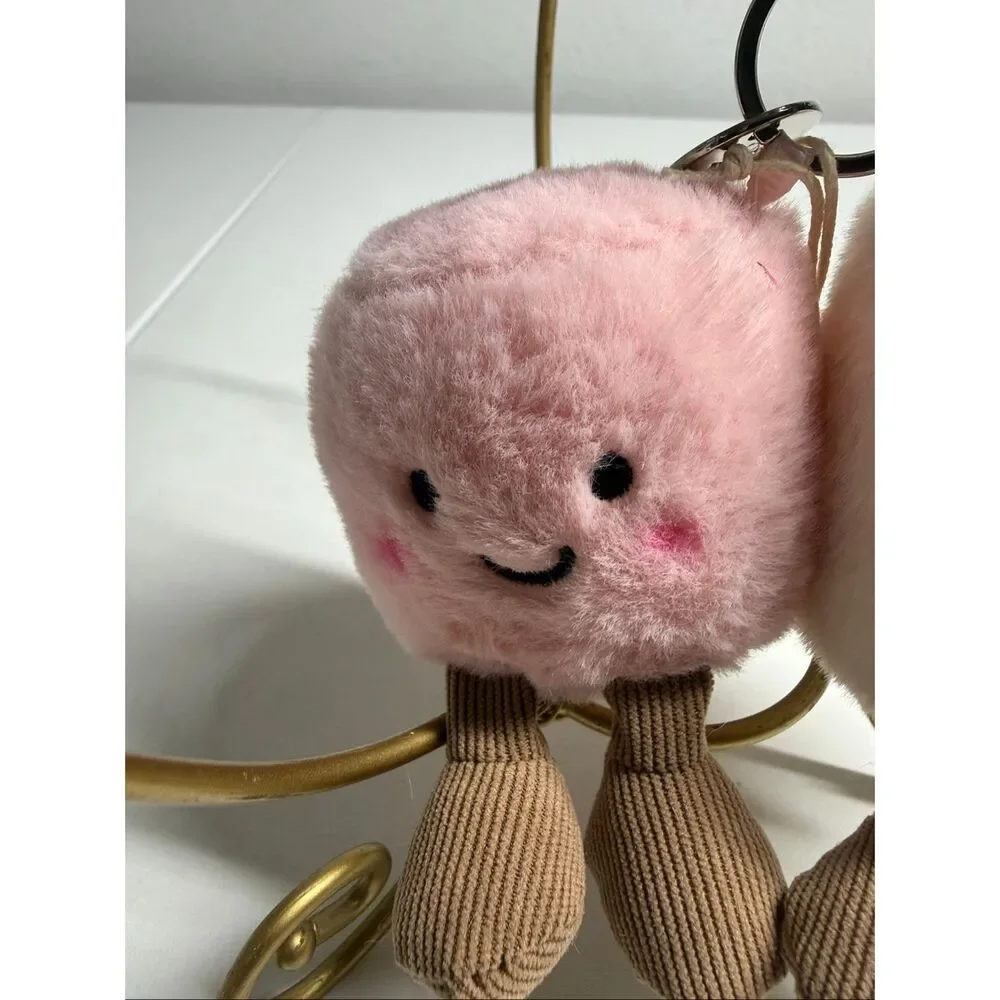 NWT Jellycat Amuseables Pair Of Marshmallows Bag Charm